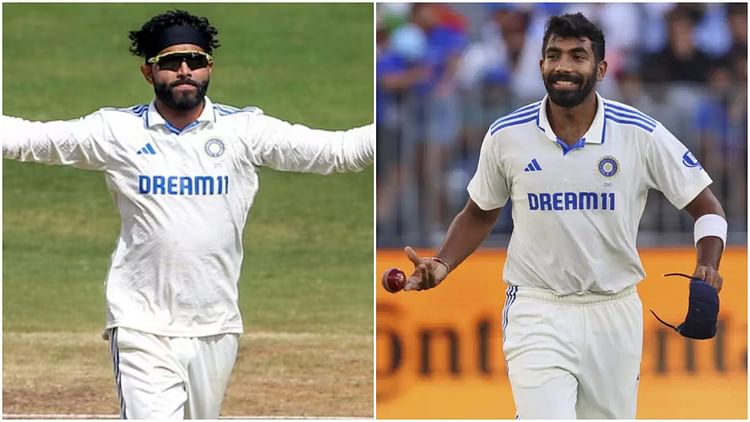 गेंदबाजों की आईसीसी टेस्ट रैंकिंग में जसप्रित बुमरा शीर्ष पर बने हुए हैं, ऑलराउंडरों में जड़ेजा शीर्ष पर हैं