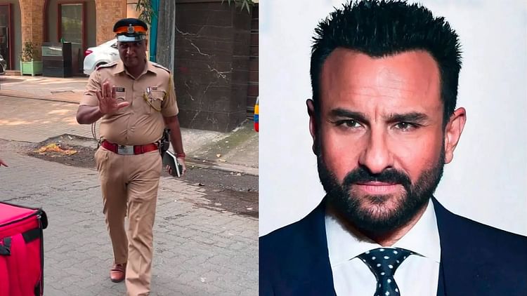 सैफ अली खान पर हमला मामले में अभिनेता के घर बयान दर्ज करने पहुंची मुंबई पुलिस, वीडियो हुआ वायरल